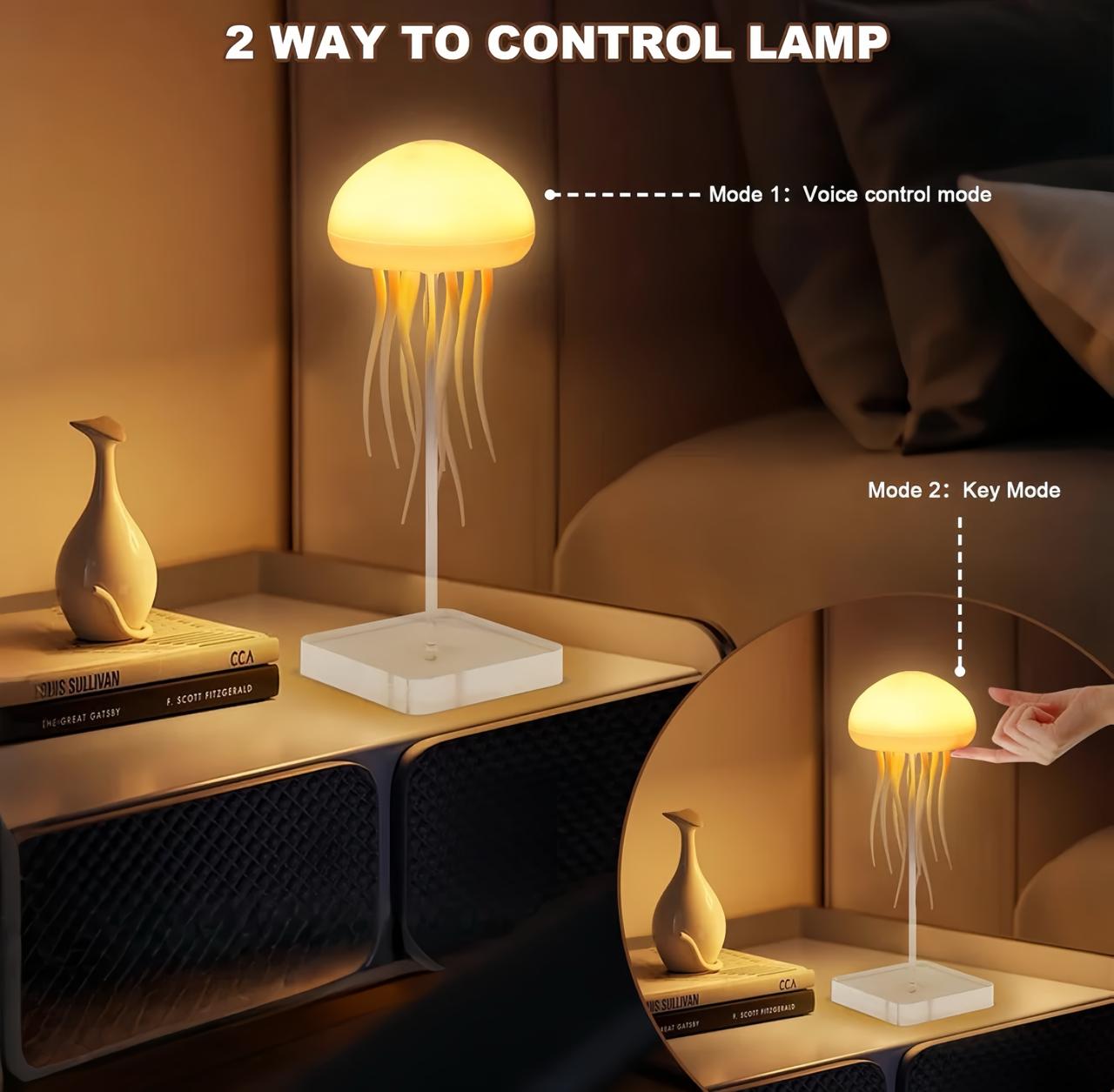 Jellyfish Led Night Lamp Table