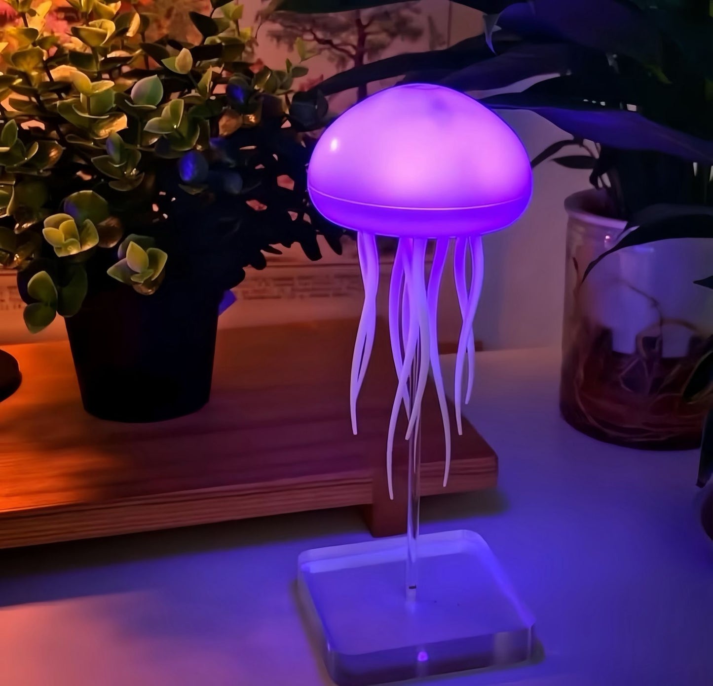 Jellyfish Led Night Lamp Table
