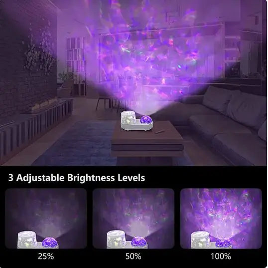Starry Ocean 3D LED Music Projector