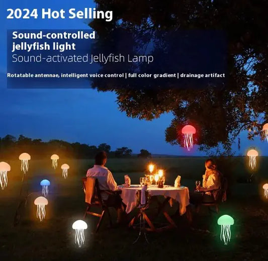 Hung Jellyfish Lamp